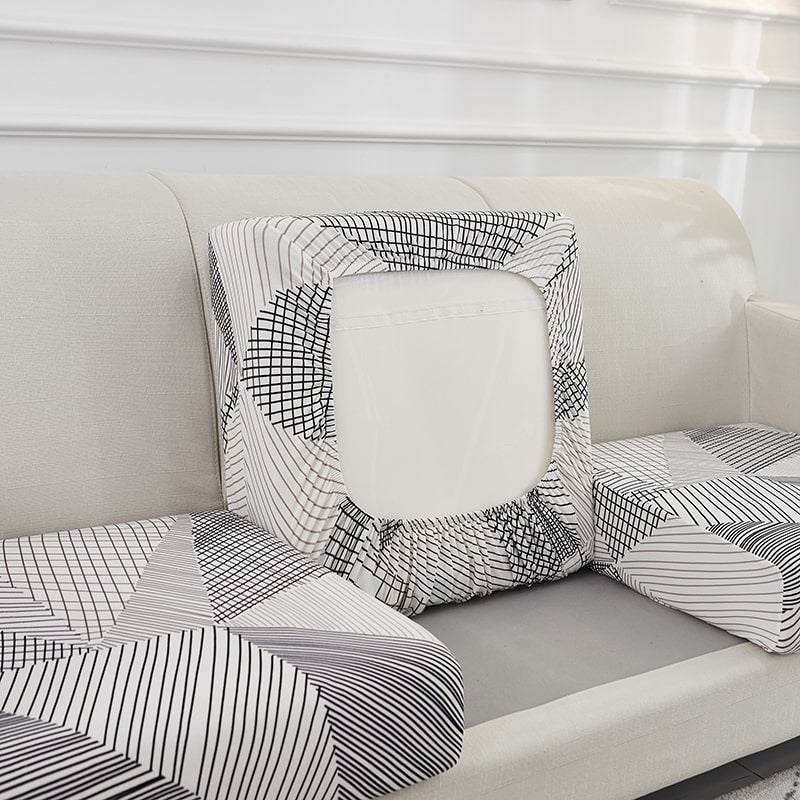 Housse Triangle Scandinave pour Coussin d'Assise de Canapé