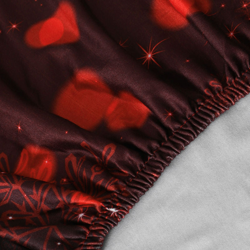 bande élastique Housse de Chaise Cloche de Noël