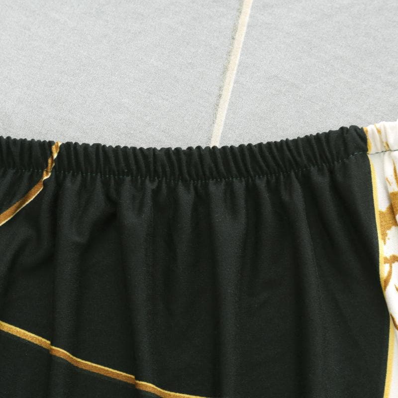 bord de la housse canapé d'angle avec accoudoirs