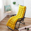 coussin chaise longue jaune