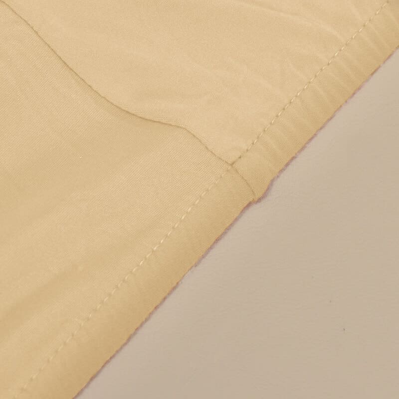 couture housse de chaise large beige