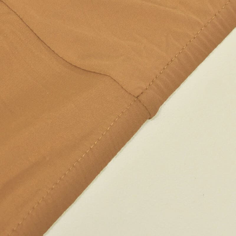 couture housse de chaise large camel