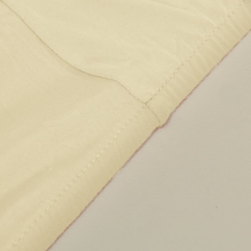 couture housse de chaise large crème