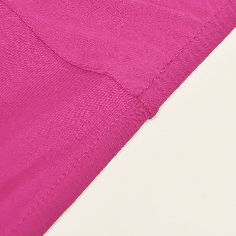 couture housse de chaise large rose