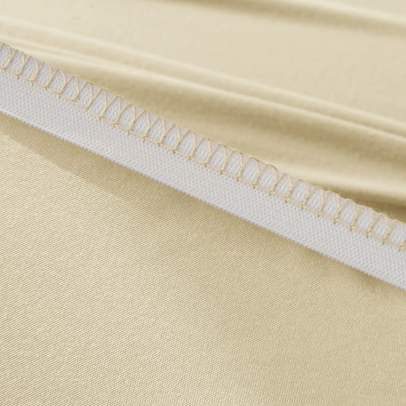 couture housse de fauteuil relax blanc cassé