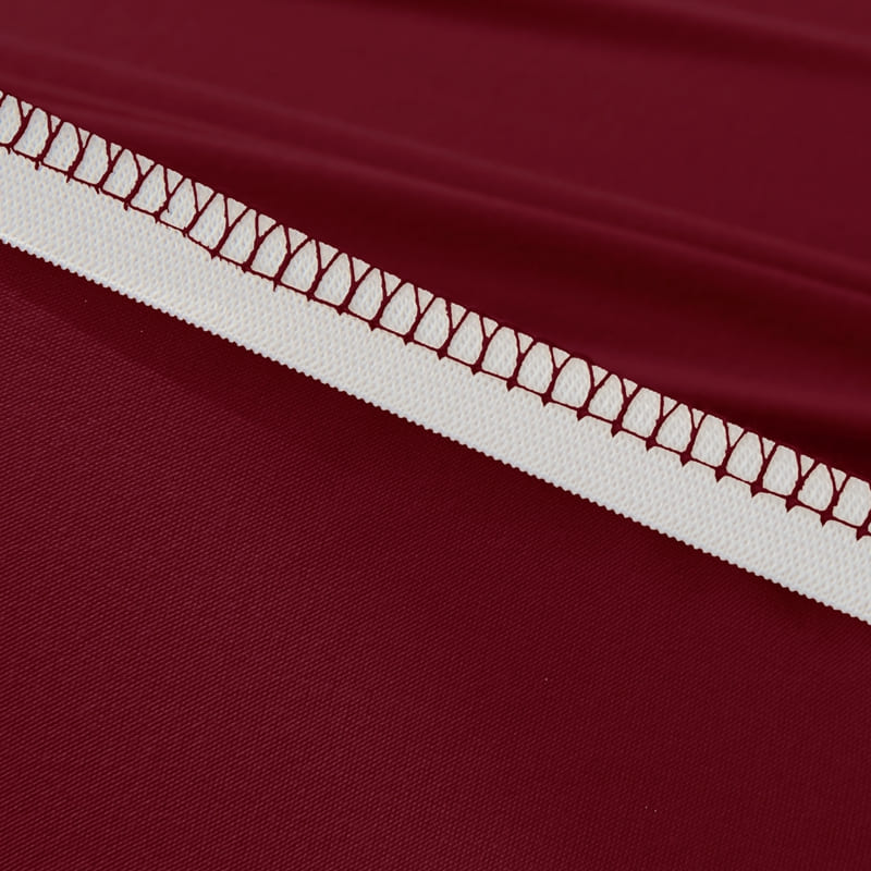 couture housse de fauteuil relax bordeaux