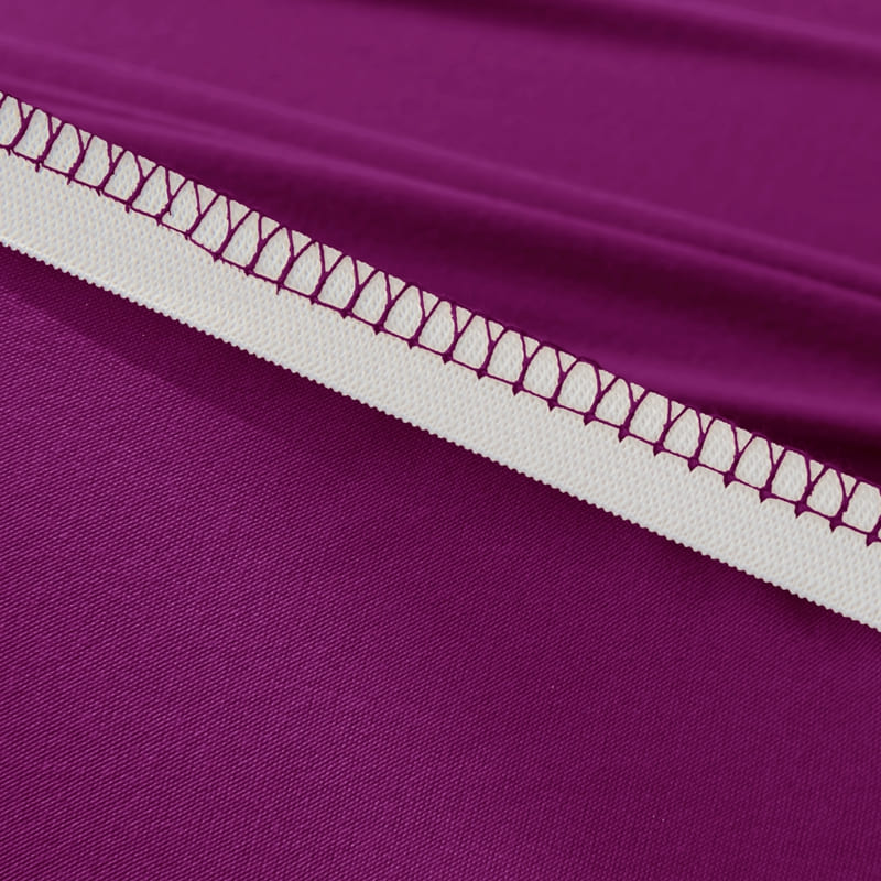 couture housse de fauteuil relax magenta