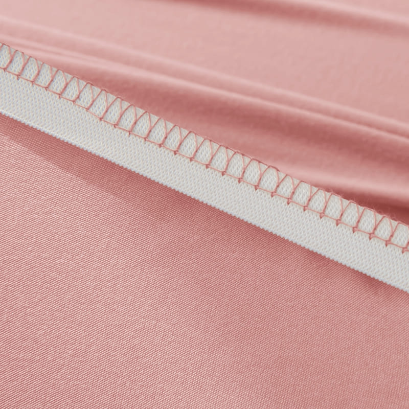 couture housse de fauteuil relax rose