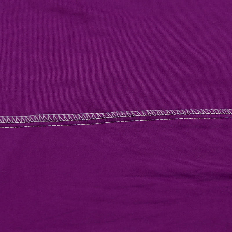 couture housse extensible magenta pour coussin assise canapé