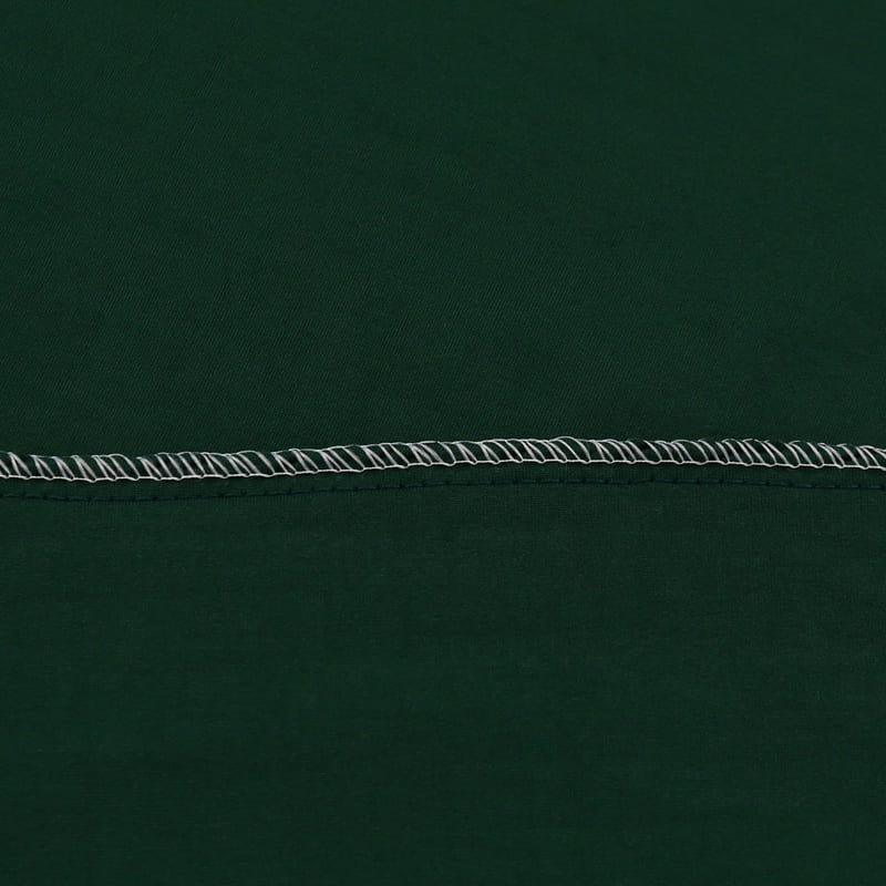 couture housse extensible vert sapin pour coussin assise canapé