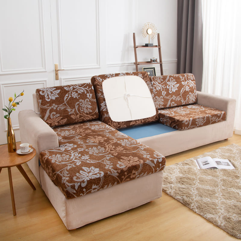 dessous coussin housse pour coussin assise canape peluche baroque