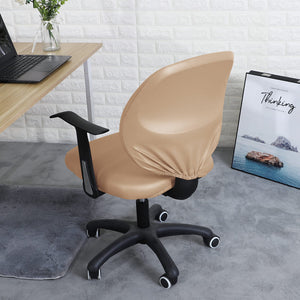 miniature Housse de Chaise de bureau cuir Camel