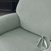 élastique housse de fauteuil relax gris vert
