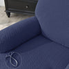 élastique housse de fauteuil relax microfibre bleu marine