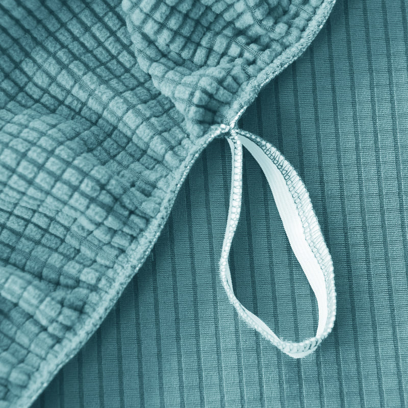 élastique housse de fauteuil relax turquoise