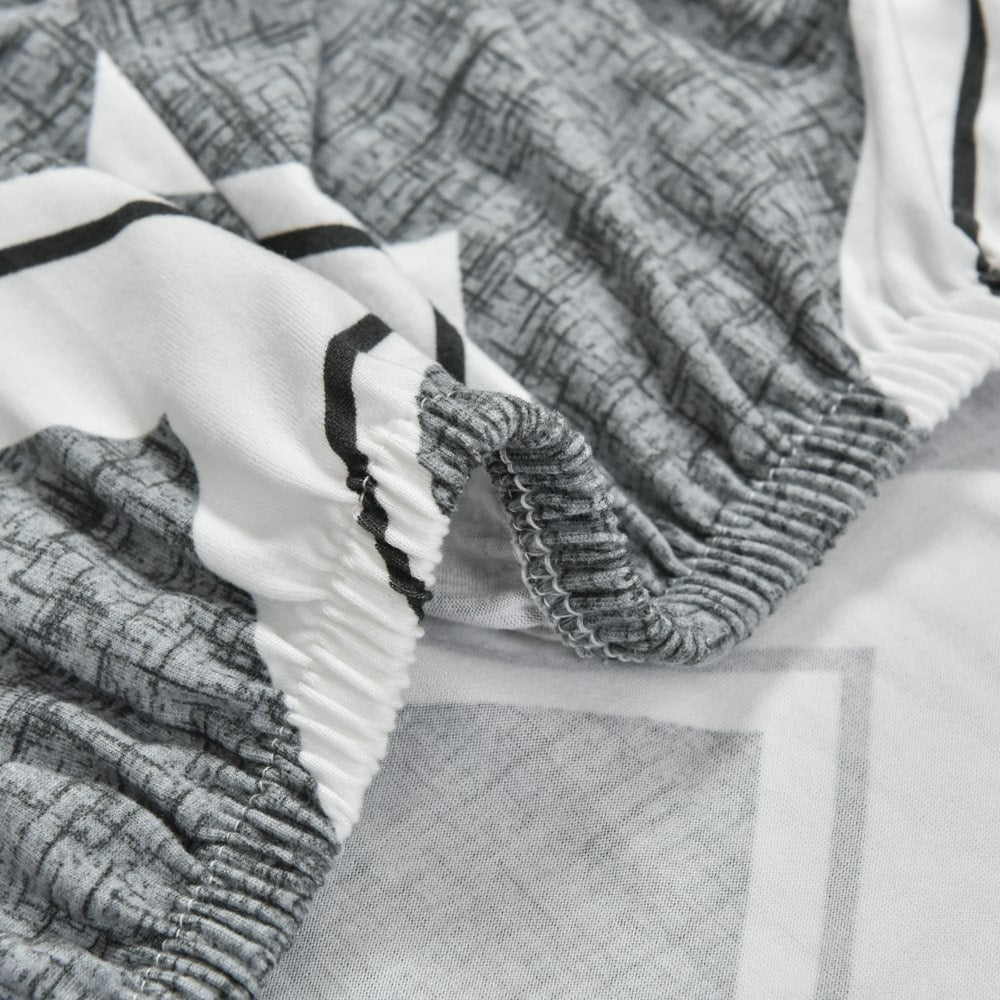 élastique housse de fauteuil cabriolet Grise rayée pas cher