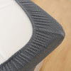 élastique housse pour coussin assise canape microfibre grise