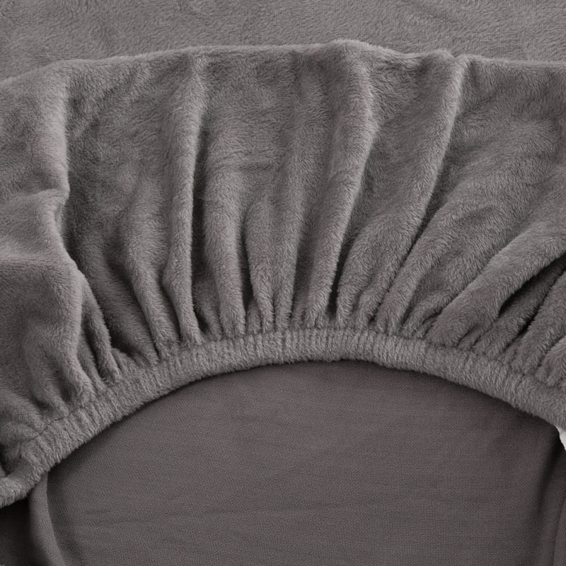 élastique housse pour coussin assise canape peluche grise