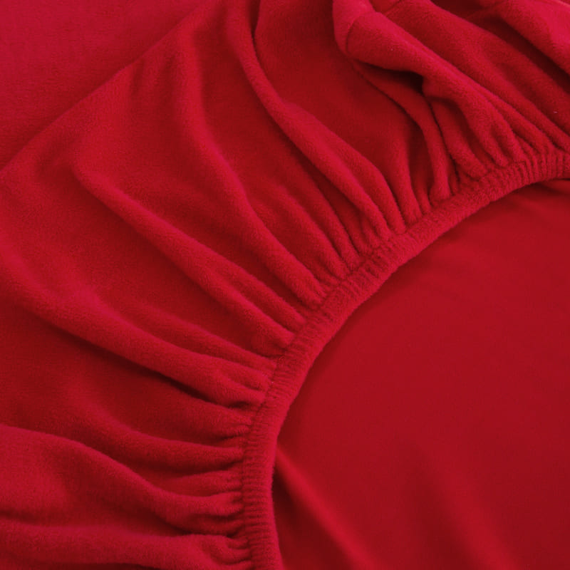 élastique housse pour coussin assise canape peluche rouge