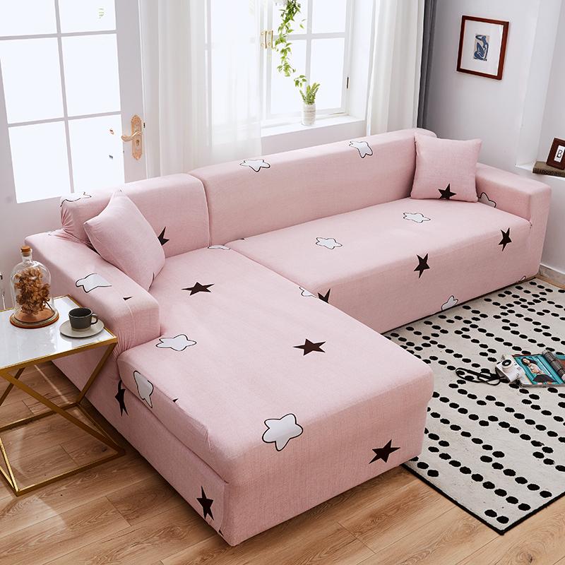 Housse canapé d'angle 4 places 