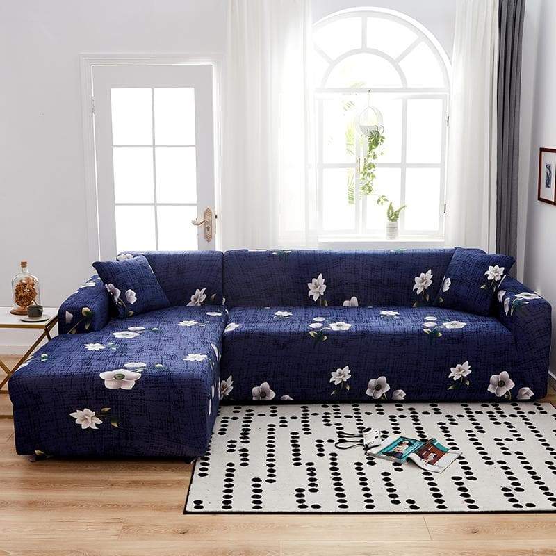 housse de canapé d'angle extensible anissa