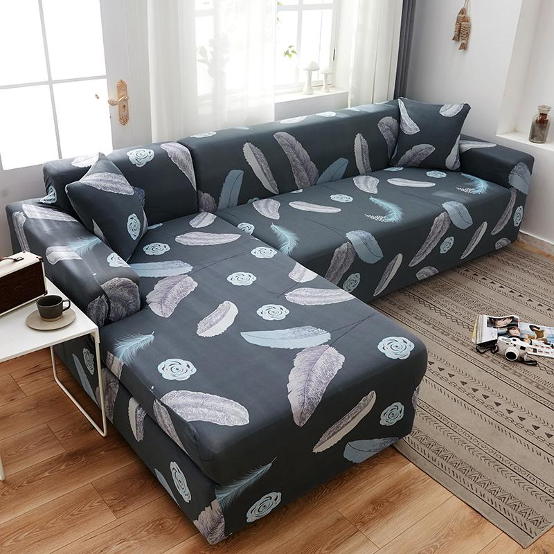 Housse de canapé d'angle Feather