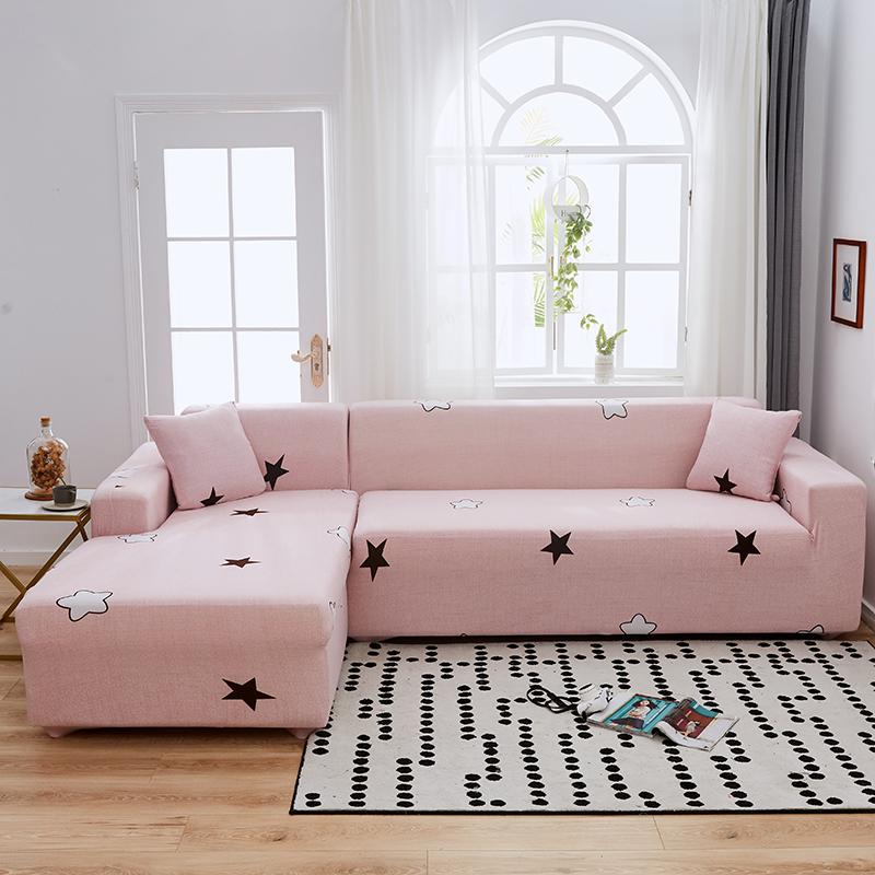 Housse canapé en l 4 places 