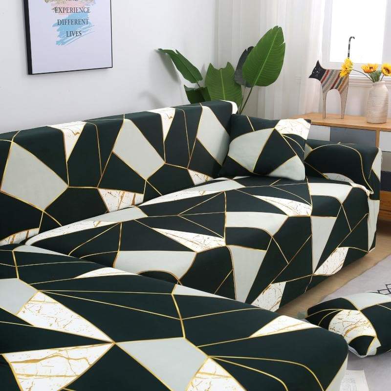 housse canapé en L avec accoudoirs