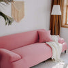 Housse de canapé imperméable vue latérale rose