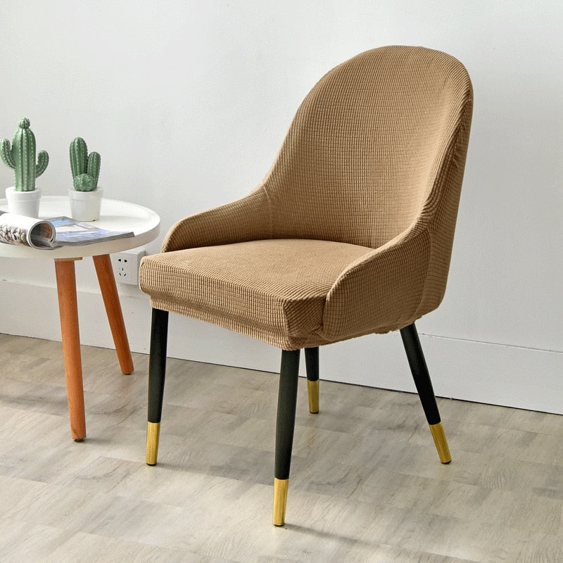 Housse de chaise scandinave Bjorli Camel