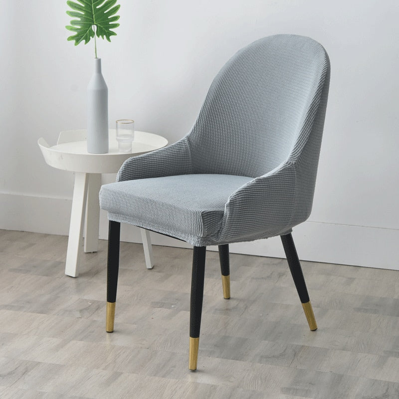 SCANPLAID - Housse chaise scandinave imprimée coquille