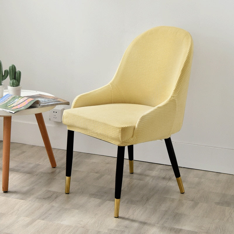 Housse de chaise scandinave Bjorli Jaune clair