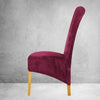 Housse de Chaise XL Velours Bordeaux | Housse Design