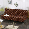 housse clic clac chesterfield brun