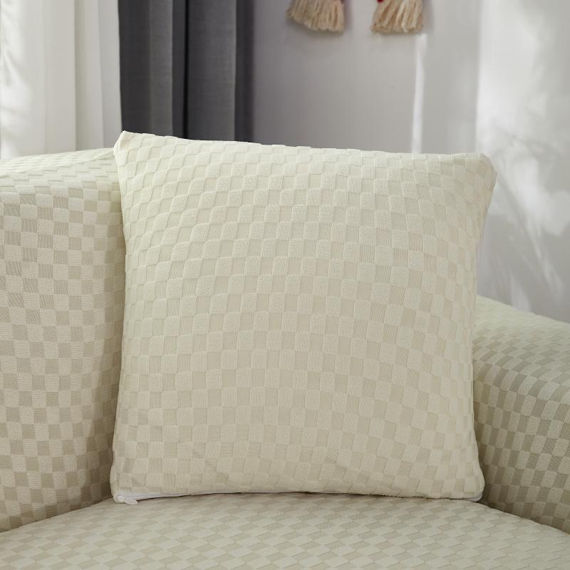 Housse de Canapé d&#39;Angle Microfibre Blanc