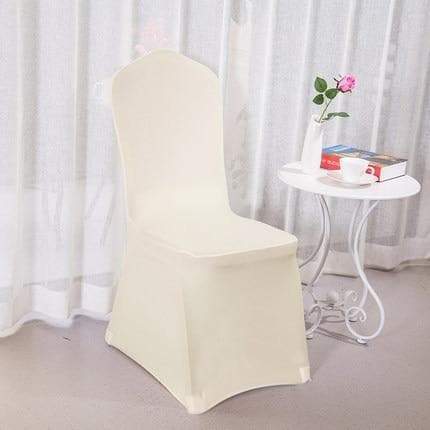 housse de chaise blanc casse
