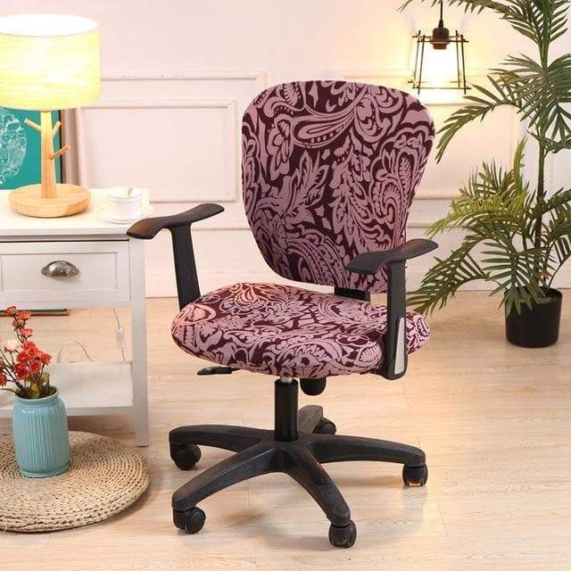 housse de chaise de bureau baroque
