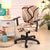 housse de chaise de bureau beige