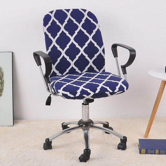 Housse pour chaise de bureau rouge bordeaux - Housse chaise bureau –  HousseDecor