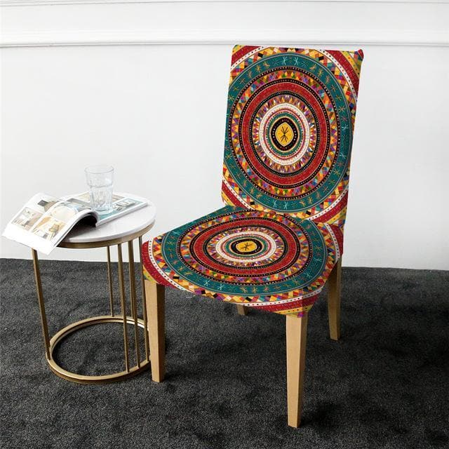 Housse de chaise ethnique