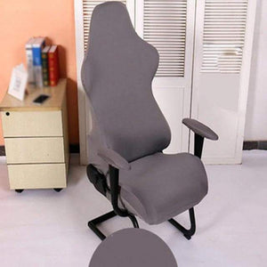 OxiMet Lot de 4 housses chaise gaming avec accoudoirs/dossier la chaise  bureau, housse pour d'ordinateur, course, jeu, non, Noir : :  Cuisine et Maison
