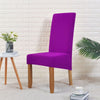 housse de chaise large violet