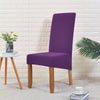 housse de chaise large violet