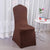 Housse de chaise lycra marron