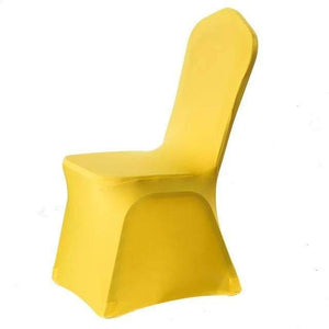 miniature Housse de chaise mariage jaune