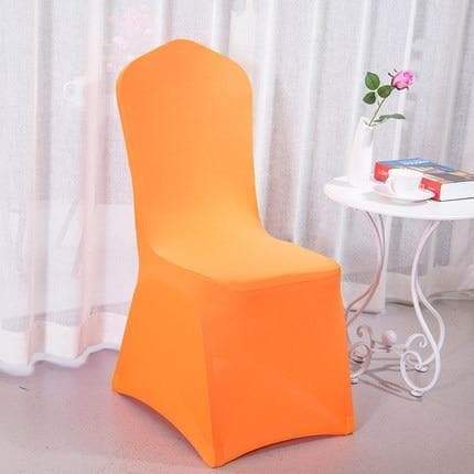 housse de chaise mariage orange