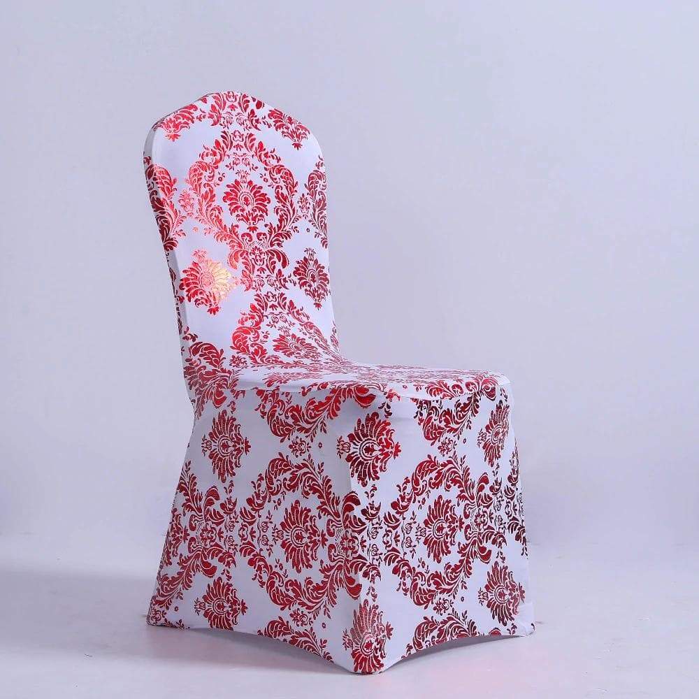 Housse de Chaise Mariage Prestigia Rouge | Housse Design