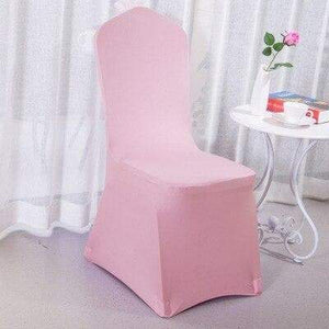 miniature housse de chaise mariage rose fond blanc
