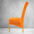  large housse de chaise velours orange