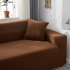 Housse de coussin angle café